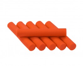 Foam Cylinders, Orange, 7 mm